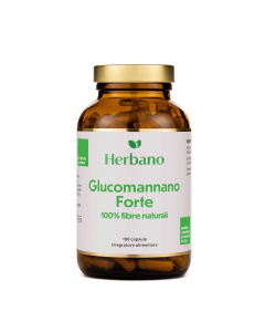 Glucomannano Forte in capsule - per dimagrire- naturalmente saziante