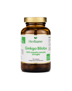Estratto di Ginkgo Biloba in capsule - Estratto puro al 100% - testato in laboratorio e altamente dosato