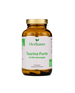 Taurina Forte in capsule - 1000 mg per capsula - purezza al 99% - senza additivi - testata in laboratorio