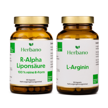 Diabetiker Sorglos Paket mit R-Alpha-Liponsäure und L-Arginin