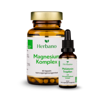 Tiefschlaf-Paket mit Melatonin Tropfen und Magnesium Komplex