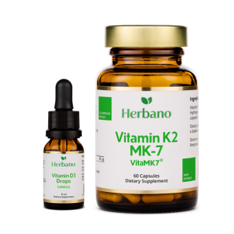 Vitamin D3 and Vitamin K2 in a Set