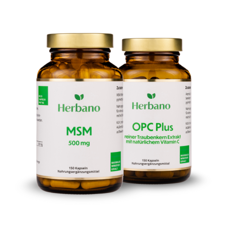 Stoffwechsel-Booster-Paket mit MSM und OPC