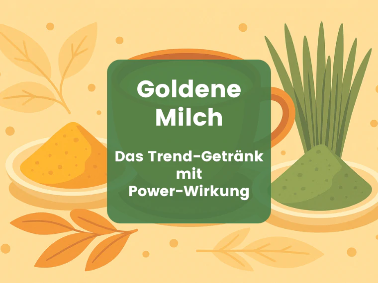 Kurkuma und Gerstengras: Entdecken Sie jetzt Goldene Milch!