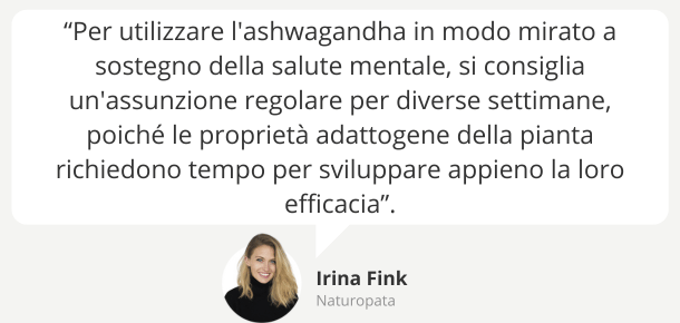 Ashwagandha consigli esperto
