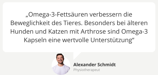 Omega-3 Kapsen für Tiere Expertentipp