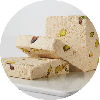 Halva mit Seifenkraut