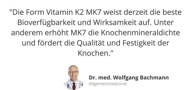 Experten-Tipp: Vitamin K2 MK7